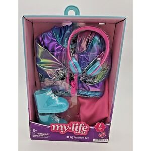 My Life As DJ Outfit 6 Piece Clothes Headphones Fits My Generation 18 Inch Doll